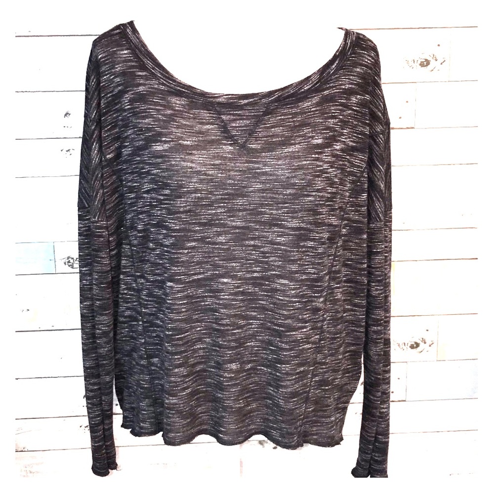 Threads 4 Thought charcoal heathered top small 013
